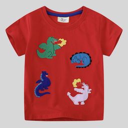 LULU & SKY Boys Printed Applique T-shirt-picture-17