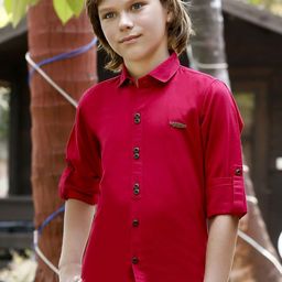 MashUp Boys Classic Opaque Casual Shirt-image-92