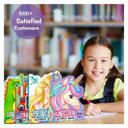 hellofriend books My First Unicorn Sticker Activity Book for Kids, Childern and Toddlers Fun Activity with Coloring Language-English image 5