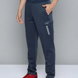 Alcis Men Navy Blue Solid Track Pants-image-17