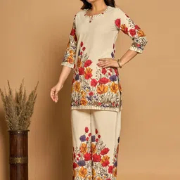 ADORNIA Printed Tunic With Trousers Co-Ords-picture-31