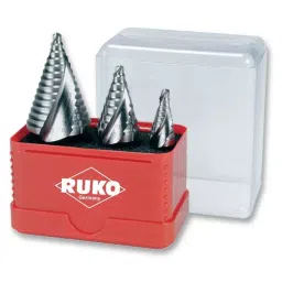 RUKO STEP DRILL SET, HSS, CBN, A101038-15