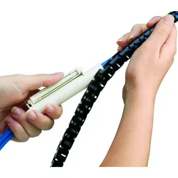 PANDUIT Split Harness Wrap SPLIT HARNESS WRAP, PE, NATURAL, 1IN OD, 100FT, PW100F-C-46