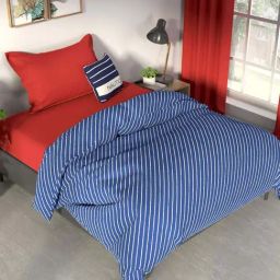 NAUTICA Pacific Coast Blue & White Cotton 160 TC Single Comforter-image-23