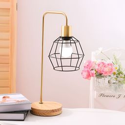 UMAI Beige Wood Spherical Table Lamp-3