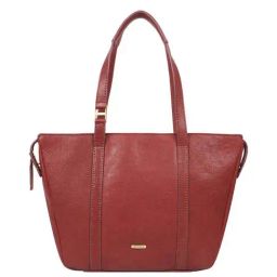Hidesign Hipsters Red Yoga 03 Solid Large Tote Handbag-63