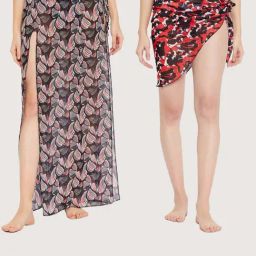 Secrets By ZeroKaata Assorted Printed Sarong - Pack Of 2-image-13