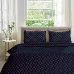 DDECOR Live beautiful Geometric Treasure Anthracite 210 TC Cotton Comforters - Set of 3-10