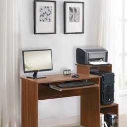 Delite Kom Santos Acacia Dark Beige Engineered Wood Computer Desk-image-11