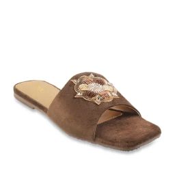 Metro Women's Brown Casual Sandals-10