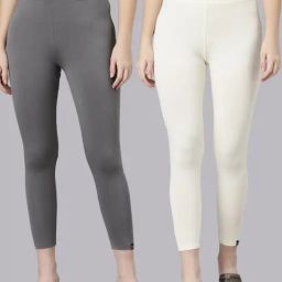 TWIN BIRDS Women Pack Of 2 High Ankle Leggings-image-116