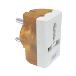 Kundip 16 A 3 Pin 3 Way Universal Multi Plug, K-33-1