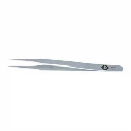 EUROSTAT 123 mm Stainless Steel Flat ESD Tweezers, 45-015-0195A-image-60