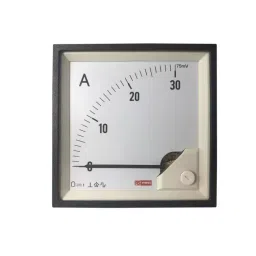 RS PRO Analogue Panel Ammeter 0-30 A For Shunt 75 mV DC, 92X92 mm, 1862504-48