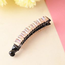 Silvermerc Designs Women Embellished Banana Clip-70