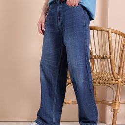 Mast & Harbour Men Wide Leg Light Fade Jeans-picture-49