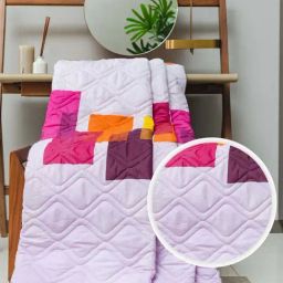 Urban Space AC Multicolor Cotton 300 GSM 3 Layer Reversible Single Blanket-image-6