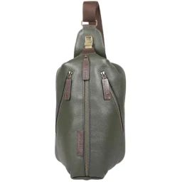 Hidesign Rebels Mandela 01 Idaho Mel Ranch Green Solid Medium Cross Body Bag-35