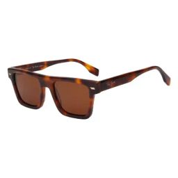 Ted Smith Brown UV Protection Square Unisex Sunglasses-picture-40