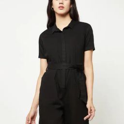 Crimsoune Club Black Mini Playsuit-image-106