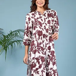 V-Mart Women Printed Flared Sleeves Anarkali Kurta-picture-22