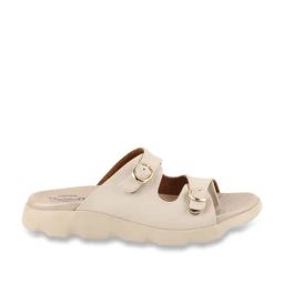 MediFeet Women's Arizona Cream Toe Ring Sandals-image-22
