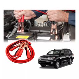 Auto Pearl 1.83 m (6 Ft) 500 A Heavy Duty Anti Tangle Battery Jumper Booster Cables for Toyota Land Cruiser (Pack of 2)-image-102