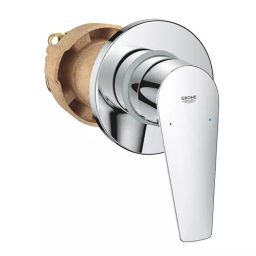 Grohe Bauedge Shower Mixer Brass Chrome Finish Silver, 29040001-37