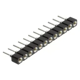 MILL-MAX SIP SOCKET, 12POS, 2.54MM, THROUGH HOLE, 310-47-112-41-001000-73