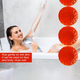 GROOVY Set Of 4 Raspberry Refresh Vitamin C Bathing Bar - 100 g Each image 4