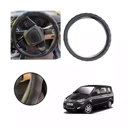 Auto Pearl Ring Type Car Steering Wheel Cover Compatible with Enjoy-23
