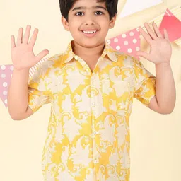 Fabindia Boys Printed Casual Shirt-picture-18
