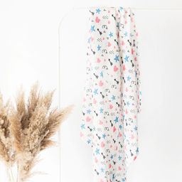 Yellow Doodle Organic Cotton Swaddle Wrappers - Multicolor-image-63