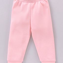 Babyhug Full Length Thermal Bottom Solid - Pink-picture-19