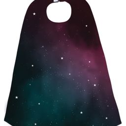 Right Gifting Digital Printed Satin Cape For Kids - Black Purple-15
