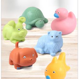 Babyhug Bath Squeeze Toys Pet Animals Pack of 6 - Multicolour-picture-23