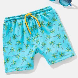Babyhug Swimming Trunk Tropical Print - Blue-image-85