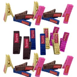 HAZEL Plastic Cloth Clips For Drying Clothes Set of 24 - Multi Color-4