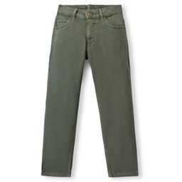 Pine Kids Denim Full Length Washed Jeans - Olive Green-image-26