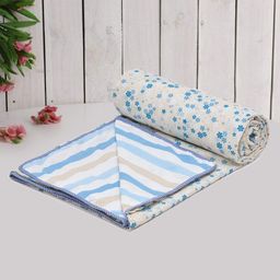 RRC Super Soft Cotton Reversible Dohar For Single Bed - Beige-19