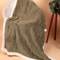 Butterthief Cozy Super Soft Warm Double Layered Kids Sherpa Blanket - Brown-image-41