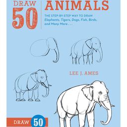 penguin random house Draw 50 Animals Drawing Book -English-picture-40