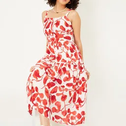 max Floral Print Fit & Flare Midi Dress-picture-28