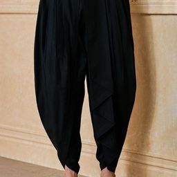 Tasva Men Mid-Rise Dhoti Pant-image-7