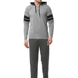 Vimal Jonney Multi Cotton Regular Fit Striped Nightwear Set-image-84