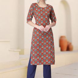 Ethnic basket Women Multicoloured Kurtas-picture-15