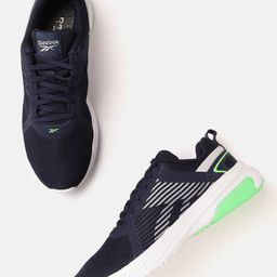 Reebok Men Navy Blue Woven Design Allen Town Running Shoes-picture-17