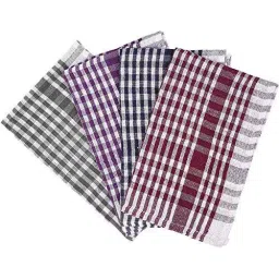 GENERIC 20x20 inch Multicolor Cotton Striped Duster (Pack of 24)-image-13
