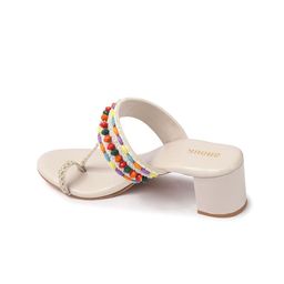 Anouk Colourblocked PU Block Sandals image 3