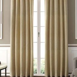 GM Zenzi Beige Cotton 7 Ft. Door Curtain - Set of 2-22